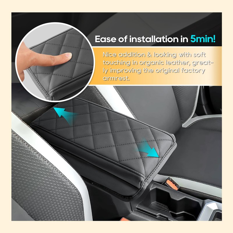 LFOTPP Centre Armrest Armrest Lid Cover Scratch Protection Centre Console