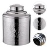 UPKOCH Spice Jars Tea Canisters 250 g Tea Storage Container