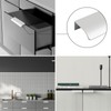 MOROBOR Finger Edge Pulls, 8pcs Hidden Drawer Pulls Modern Style