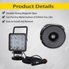 PICAA 1-Piece 4 Inch LED Work Light with Magnetic Base,
