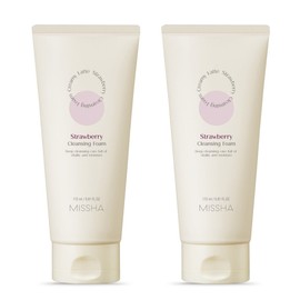 1+1 Missha Creamy Latte Cleansing Foam/Strawberry / 1+1 미샤 크리미 라떼 클렌징폼딸기