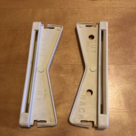 Kirsch Continental 1   4 1/2” Rod Curtain Bracket End Clip #6603 Replacement
