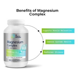 Magnesio Complex 7 Magnesios: Citrato Glicinato 180 Capsulas