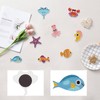 Syntego 8pcs 5D Diamond Art Assorted Colourful Sea Creatures Magnets