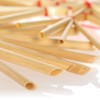 com-four® 12-Piece straw stars set - Christmas tree decorations made