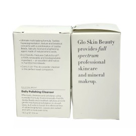 Glo Skin Beauty Daily Polishing Cleanser 14.2g/0.5oz. New; Lot Of 2