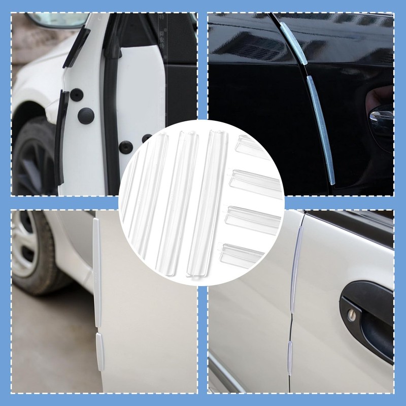 WALWAL Car Door Edge Guard Protector Scratch Strip Fit for
