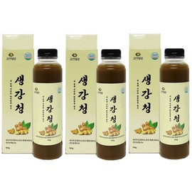 Goydam Eun Ginger Cheong 500g x 3 cans Ginger Tea Domestic Ginger / 고이담은 생강청 500g x 3통 생강차 국내산생강