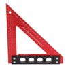Carpenter Square Precise Aluminum Alloy Multifunctional Woodworking Scribe Ruler Square