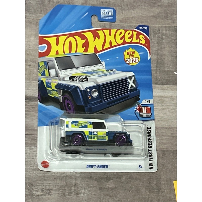 Hot Wheels 2025 Hot Wheels White Drift Ender HW First