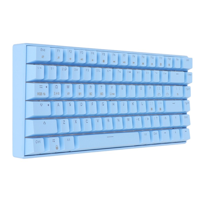 Mechanical Keyboard 82 Keys RGB Three Modes Support Wireless 2.4G