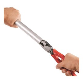 Milwaukee 48-22-6100 9 Inch Leverage Lineman Pliers w/ Crimper and Pipe Reaming Head Design