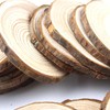 Fuhaieec 50pcs 2.4"-2.8" Unfinished Natural Wood Slices Circles with Tree