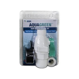 PF WaterWorks AQUAGREEN Rain Water Collection Rain Barrel High Flow Spigot Kit - 4 Pack (Rain Barrel not Included) - White
