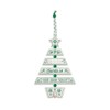 History & Heraldry Christmas Tree Decoration - Santa Green/White 269800004