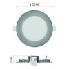 EMOS LED Panel 7 W Round 480 lm Recessed Ceiling