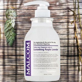 Malcolm Hair Oil Shampoo Nutrient Something Purple Flavender Treatment 1ea 520ml / 말콤 헤어오일 샴푸 영양제 썸씽 퍼플라벤더 트리트먼트 1개 520ml