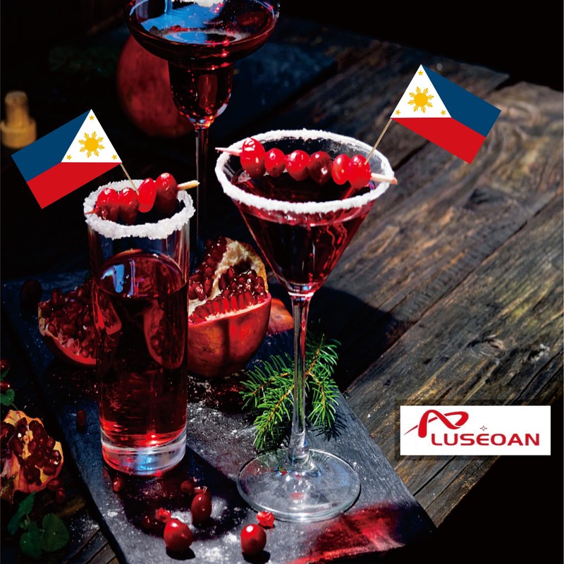 Philippines Toothpick Flag Filipino Philippine National Small Mini Cocktail Fruit