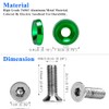 Rolling Gears JDM - Kit de sujeción de aluminio para