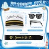 JaGely 3 Pcs Bachelor Party Accessories for Groom Set Include