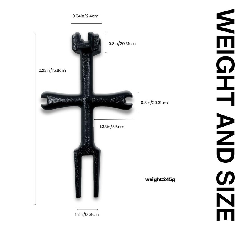 Juglok 4 - sided pop - up drain filter wrench,
