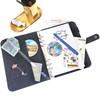 A6/ A5 6-Holes Felt Cover Round Ring View Binder File