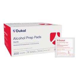 Dukal 853 Alcohol Pad, Sterile, Pack of 200