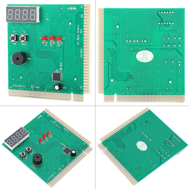 4-Digit Card PC Analyzer Computer Diagnostic Motherboard POST Tester For