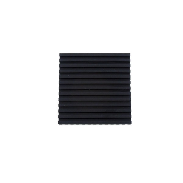 Tokyo Acoustic Anti-Vibration Ribbed Rubber Black 100 mm × 100 mm X