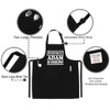 LINEN CLOSET® Adjustable Bbq Aprons for Men Funny Chef Cooking