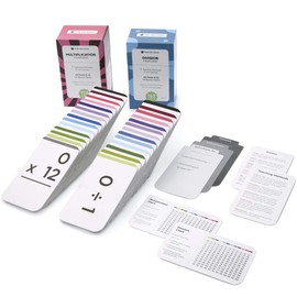 Think Tank Scholar 335 Multiplication and Division Flash Cards | All Facts 0-12 | Best for Kids in 3rd, 4th, 5th & 6th Grade
