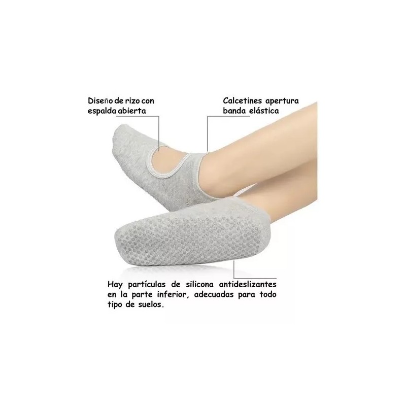 Misorel 10 Pares Calcetines Tin Yoga Ballet Pilates Antiderrapante