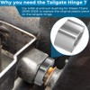 AUTOVIC Aluminum Tailgate Hinge Bushing Compatible with Nissan Titan