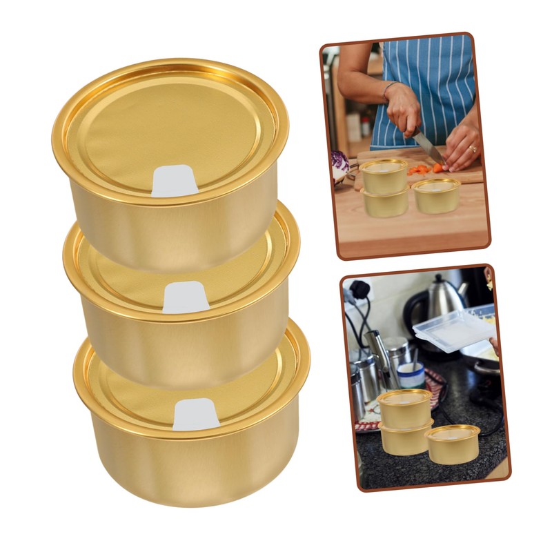 Ciieeo 10 Pcs Aluminum Tins with Easy Open Lids Versatile