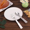 2 PCS Foldable Forks and Spoons Set, Tainless Steel Foldable