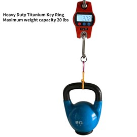 TIKIDESIGN Titanium Key Rings Set - 6-Piece Quick Release Side Push Keychain Rings Kit (1 Large 30mm, 2 Medium 25mm, 3 Small 19mm) - Durable & Lightweight for Men, Home, Car Keys (Black), Black-1l+2m+