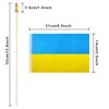 QQSD Ukraine Small Flag Ukrainian Stick Mini Hand Held Flags