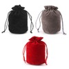 Cicitop DND Dice Bag Velvet Dice Bag Pouch Drawstring Bag