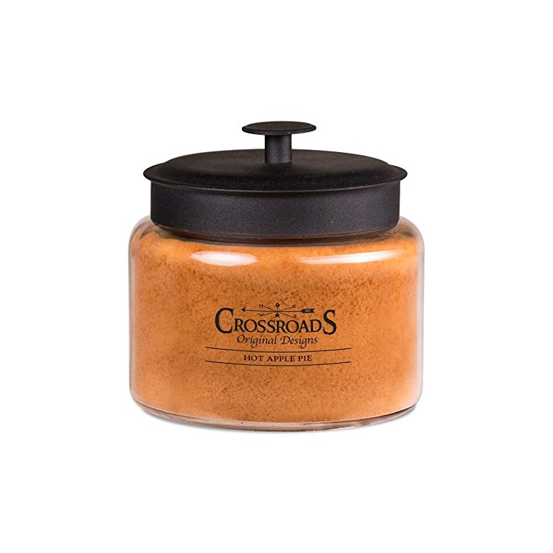 Crossroads Hot Apple Pie Scented 4-Wick Candle, 64 Ounce