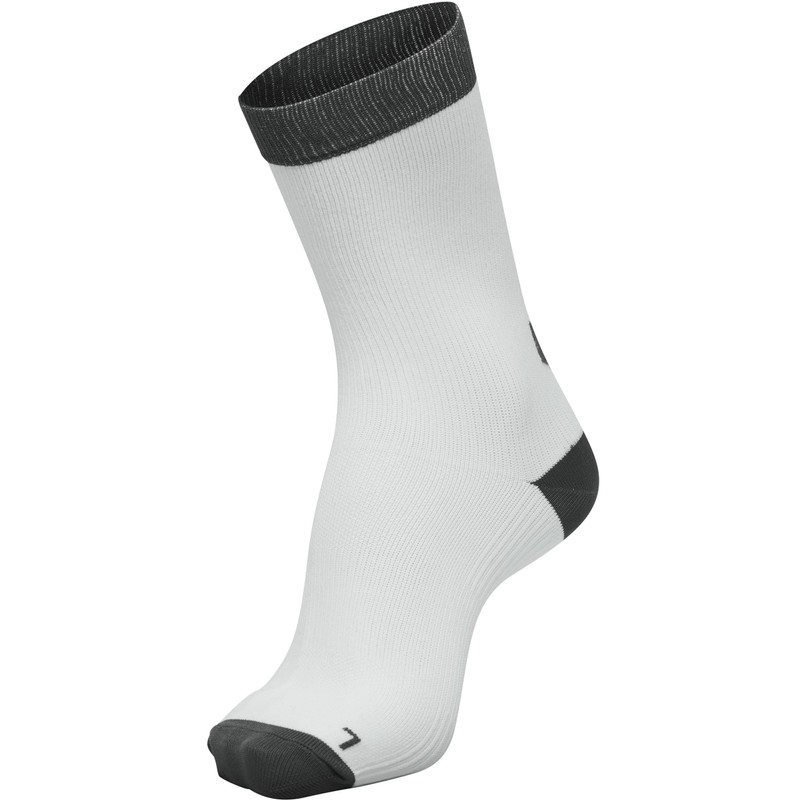 hummel Element Indoor Sport Sock 2, White / Asphalt, 31/34