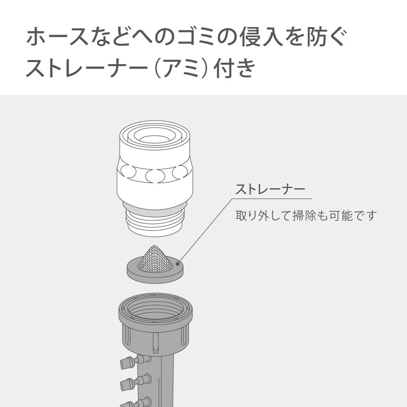Takagi GKJ111 Automatic Watering Part, 5 Branch Connectors, 0.2 in.