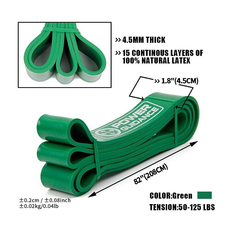 POWER GUIDANCE Pull Up Assist Bands Heavy Duty Resistance Band