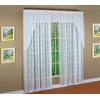 Today's Curtain Hopewell Premium Lace Panel 63", White, 58W x