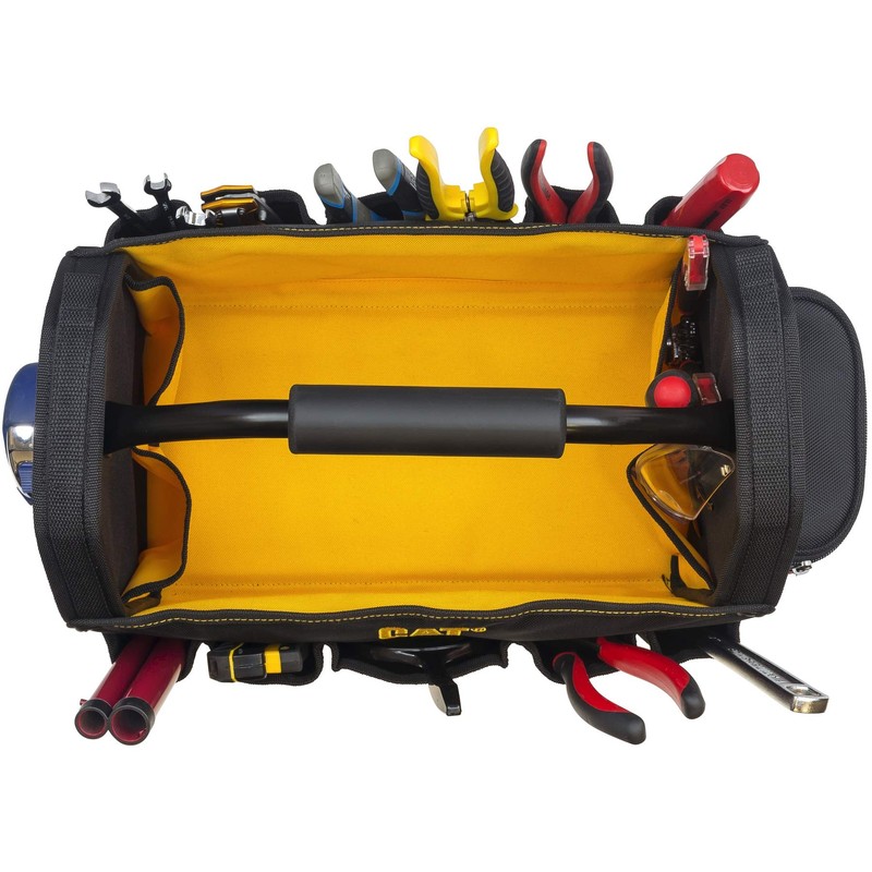 Cat 17-Inch Pro Tool Tote, Open Top Tool Bag, 15