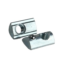 PartsToFit M8 T Slot Nuts Roll in Spring T-nut with Ball Carbon Steel for 4040 1515 Series Aluminum Extrusion Profile with 8mm Slot 20Pcs