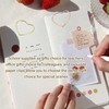 100Pcs Heart Shaped Paper Clips Iron Decorative Paperclips Set with