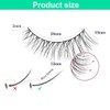 10 Paar Natürliche Wimpern Wispy Lashes, 3D Clear Band Falsche