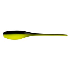 Bobby Garland The Original 2-Inch Baby Shad Soft Plastic Fishing Lure, 18 per Pack, Lights Out