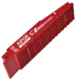 AIPOR 30 Pack Reciprocating Saw Blades, 6 Inch 6/12 TPI Bi-Metal Reciprocating Saw Blades, Demo Demon Reciprocating Saw Blade for Nail-Embedded Wood, PVC Pallets, Garden Pruning, Tree Trimming etc.