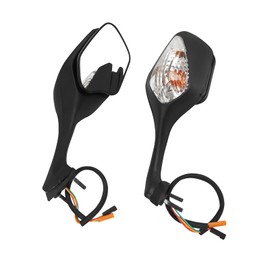 HAONEL Side Rearview Mirror with Turn Signal Light Compatible with HONDA CBR1000RR CBR 1000 RR 2008-2014 Accessories